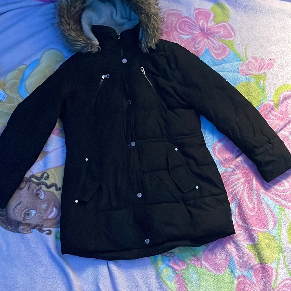 Nautica Puffer Jacket, Fluffy Hood!